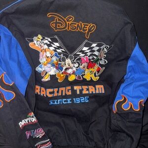JH Design Disney Friends Daytona 500 Racing Jacket Vintage, Size adult M